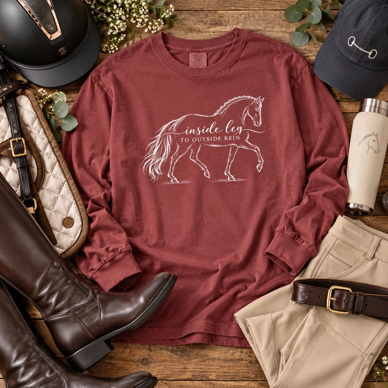 Inside Leg to Outside Rein Long Sleeve Shirt