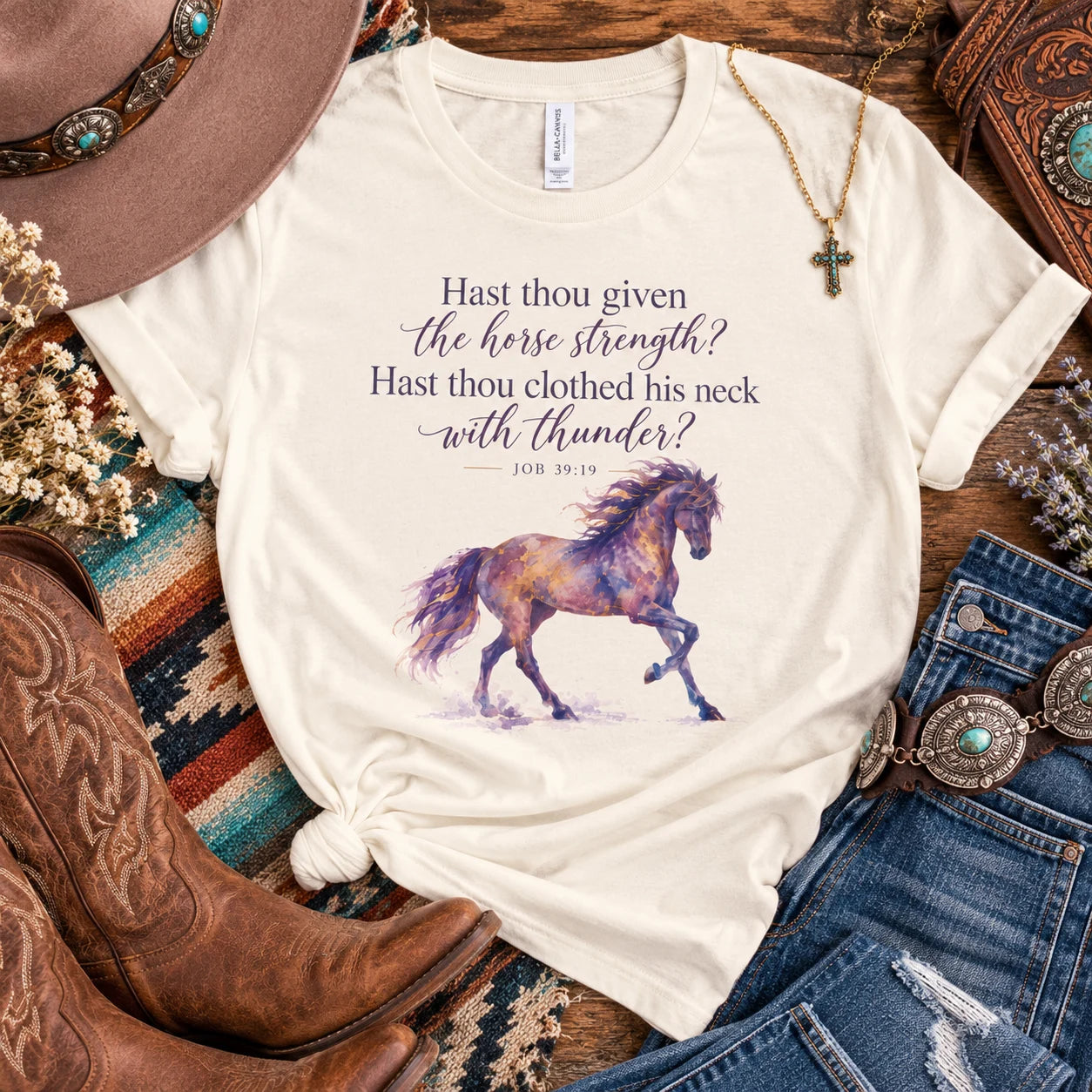 Job 39:19 Horse Shirt