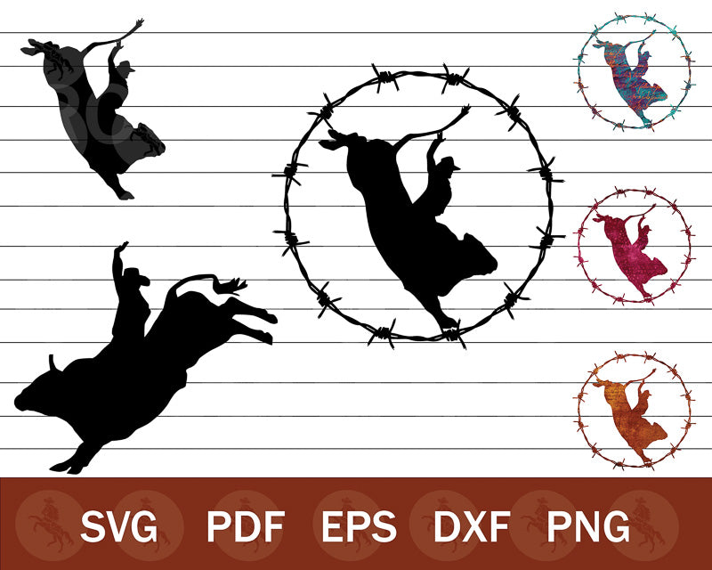 Bull Rider SVG Bundle