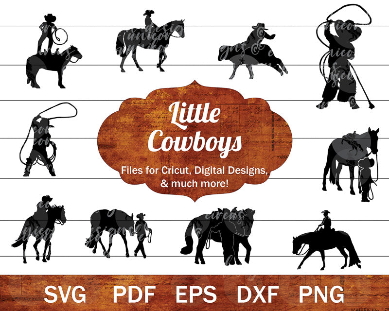 Little Cowboy SVG Bundle