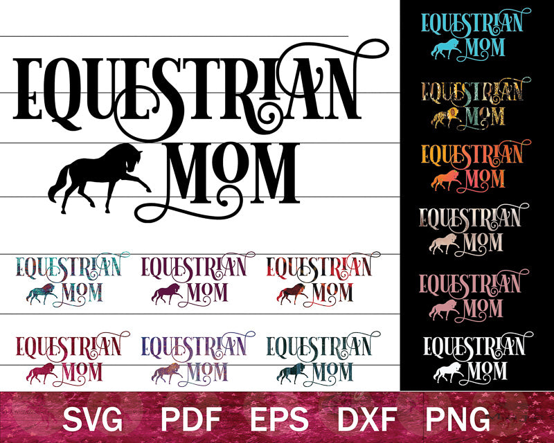 Equestrian Mom SVG