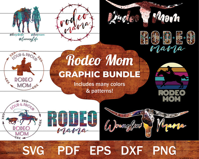 Rodeo Mom SVG Bundle