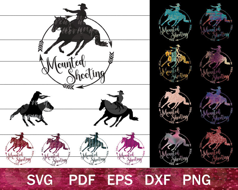 Mounted Shooting SVG Bundle