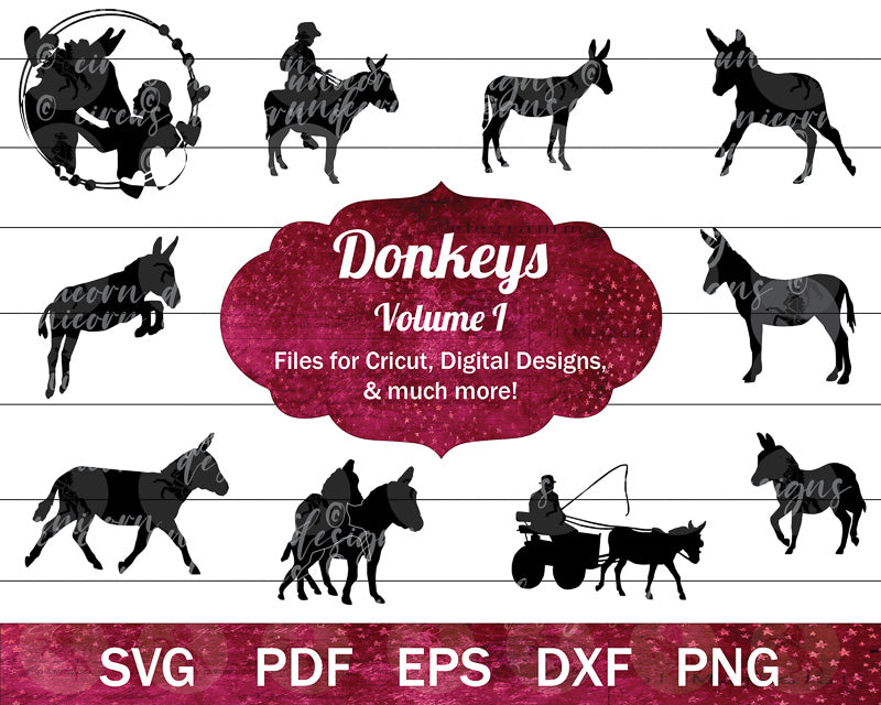 The Donkey SVG Bundle