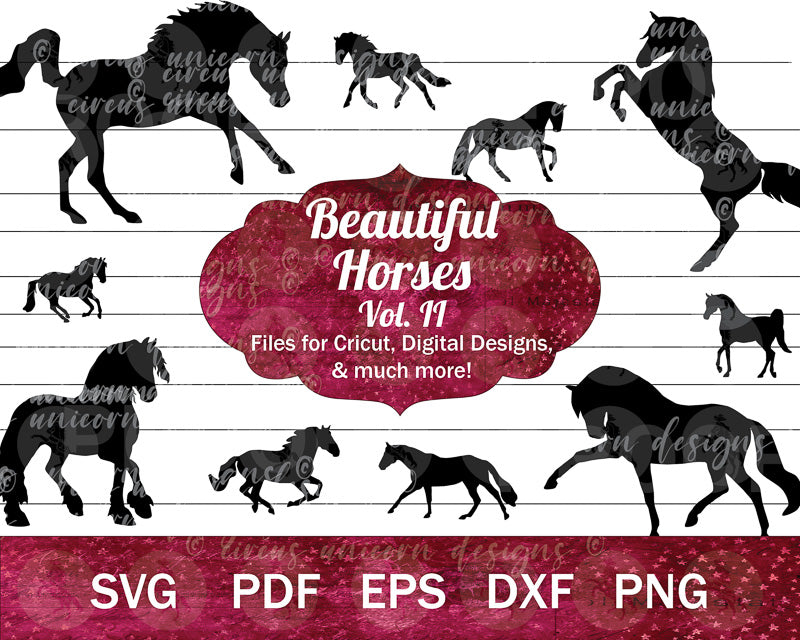 Beautiful Horse SVG Bundle Vol. II