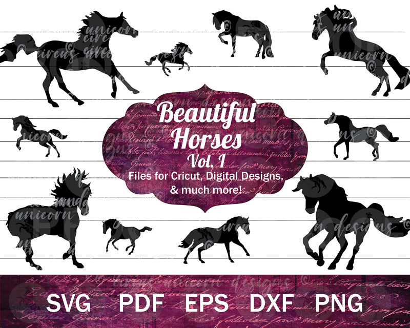 Beautiful Horse SVG Bundle Vol. I