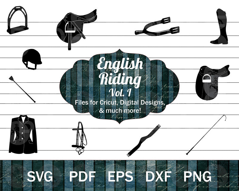 English Riding SVG Bundle