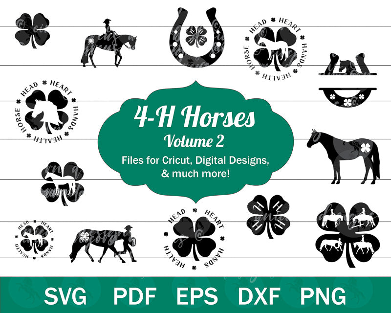 4-H Horse SVG Bundle Vol. II