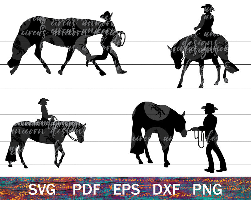 Horse Show SVG Bundle - Set of 4