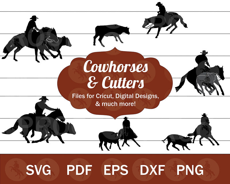 Cowhorses & Cutters SVG Bundle Vol. II