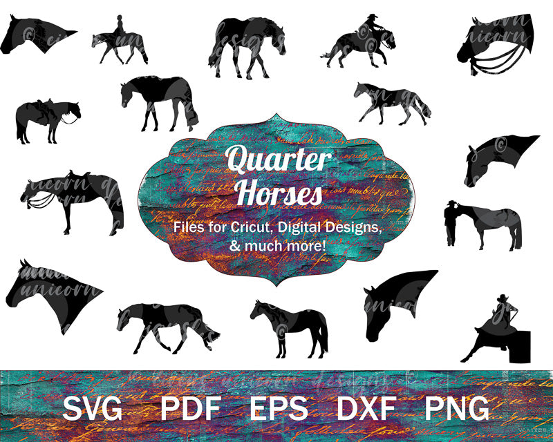 The Quarter Horse SVG Bundle