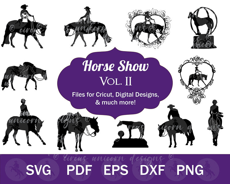 Horse Show SVG Bundle Vol. II