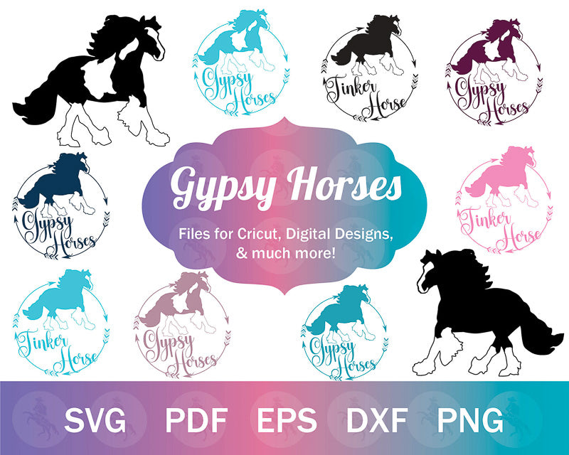 Gypsy Horse SVG Bundle