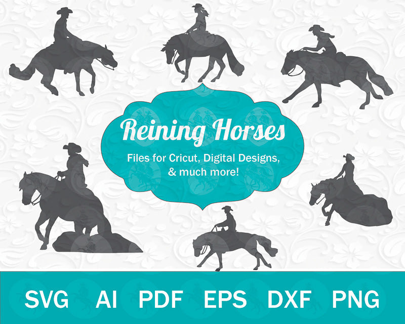 Reining Horse SVG Bundle Vol. I