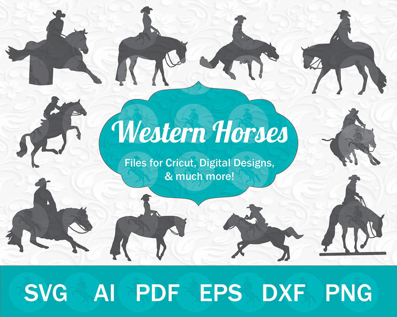 Western Horse SVG Bundle