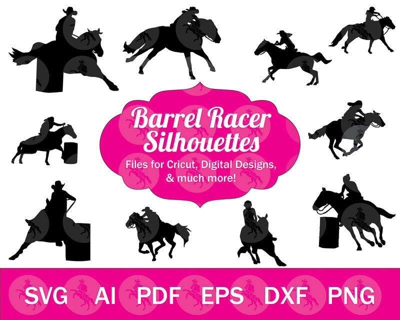 Barrel Racing SVG Bundle