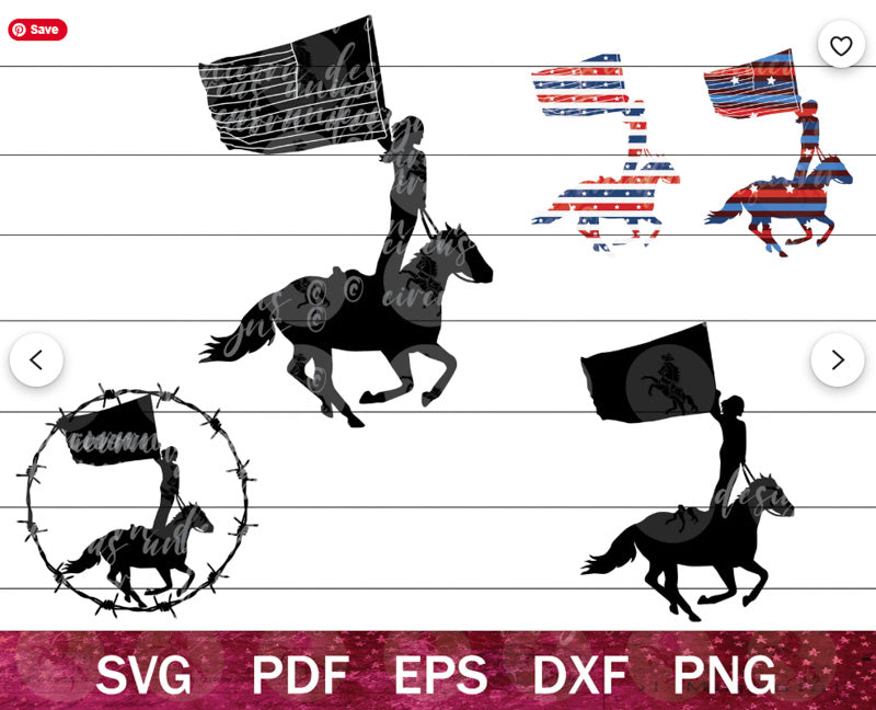Hippodrome Flag Trick Riding SVG Bundle
