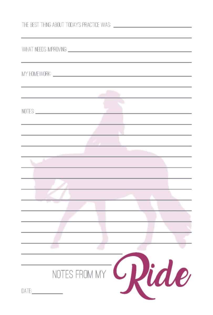 The All Around Rider's Journal - PDF
