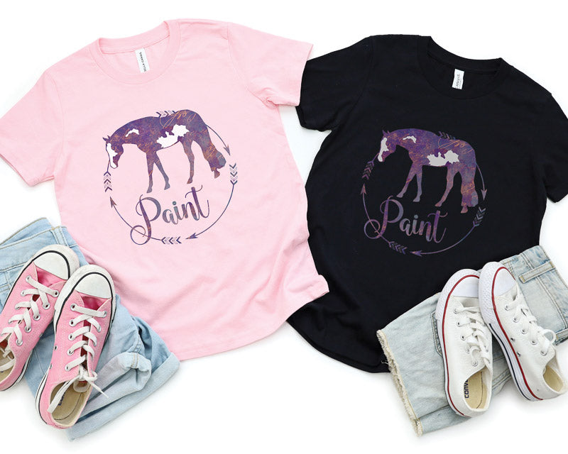 KIDS Paint Horse Shirt | Youth Horse Show Tee