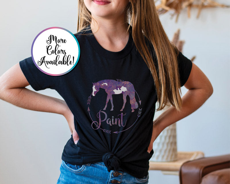 KIDS Paint Horse Shirt | Youth Horse Show Tee