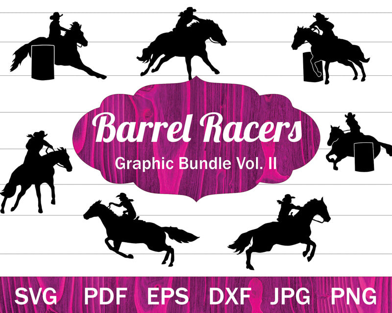 Barrel Racer SVG Bundle Vol. II