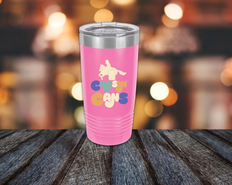 Chasin Cans Retro Barrel Racing Tumbler - 20oz