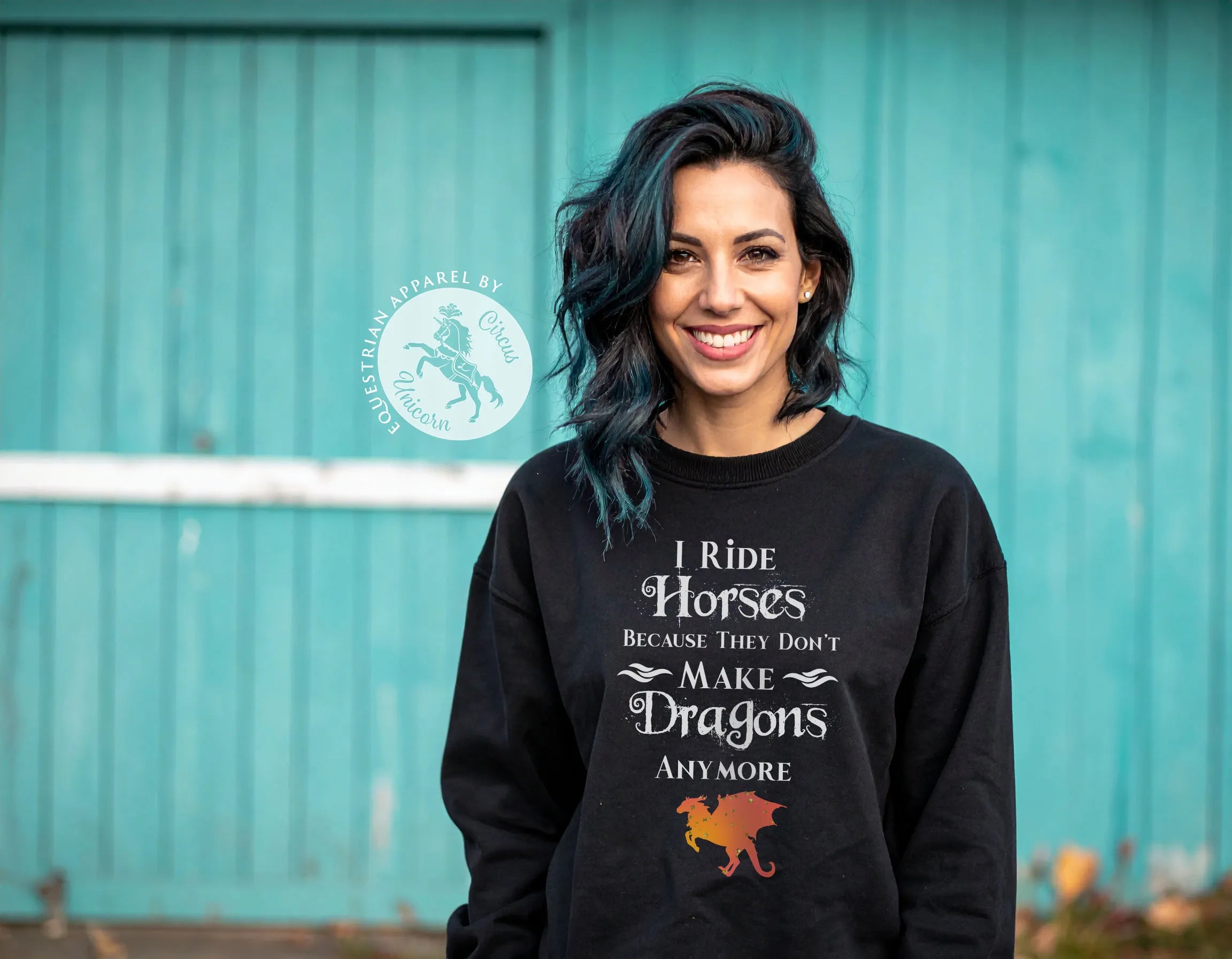 Dragon Horse Crewneck Sweatshirt