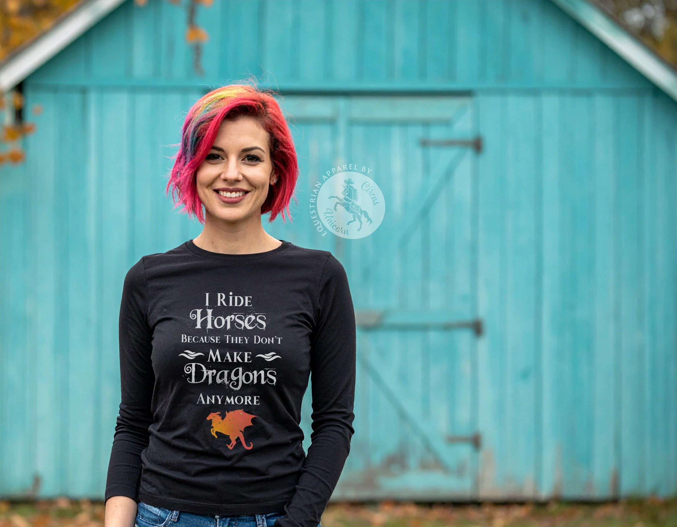 Dragon Horse Long Sleeve Tee
