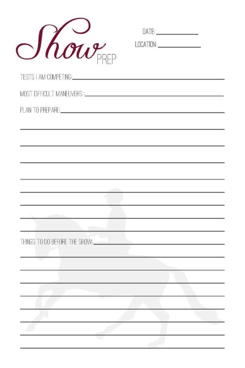 The Dressage Rider's Journal - PDF