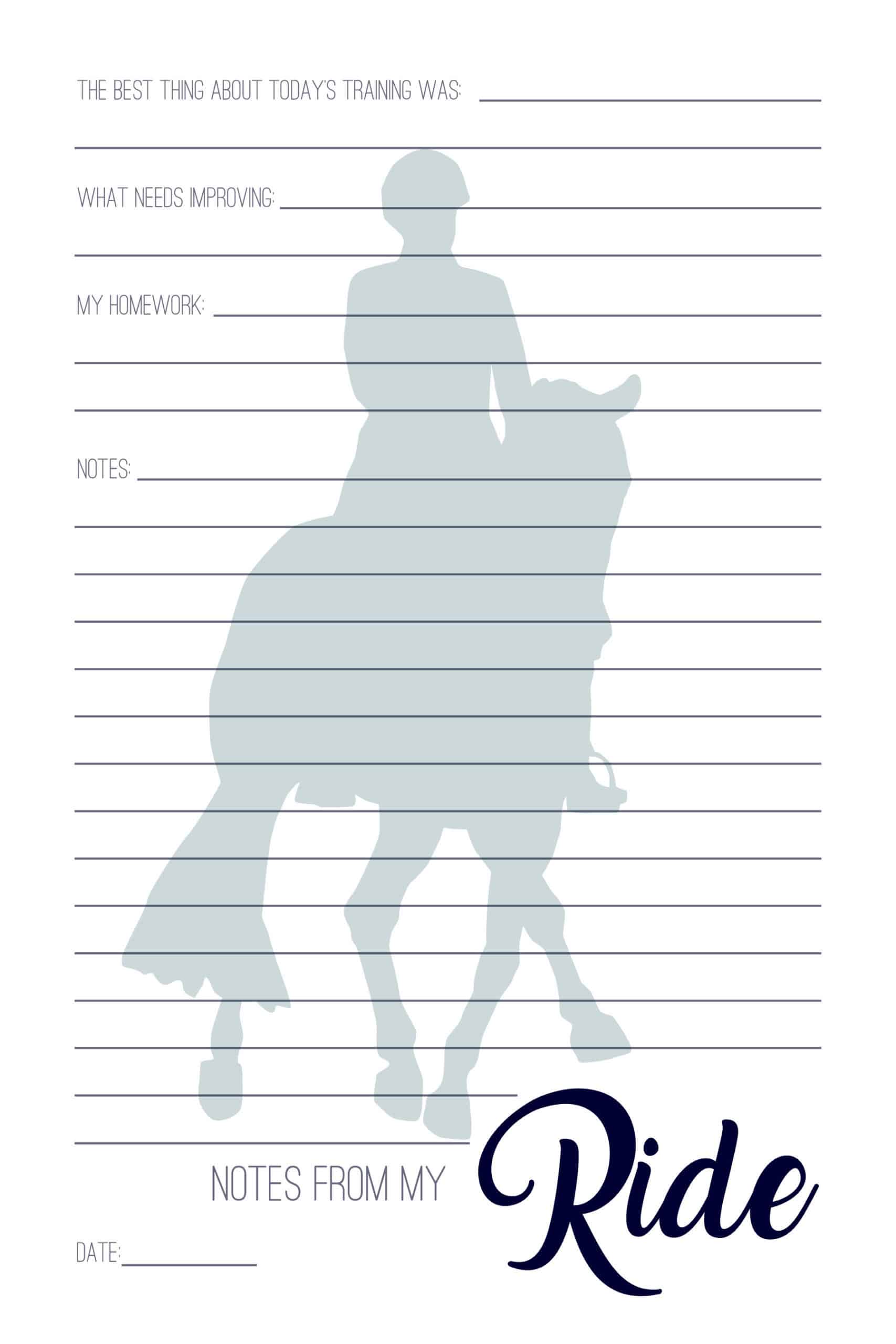 The English Rider's Journal - PDF