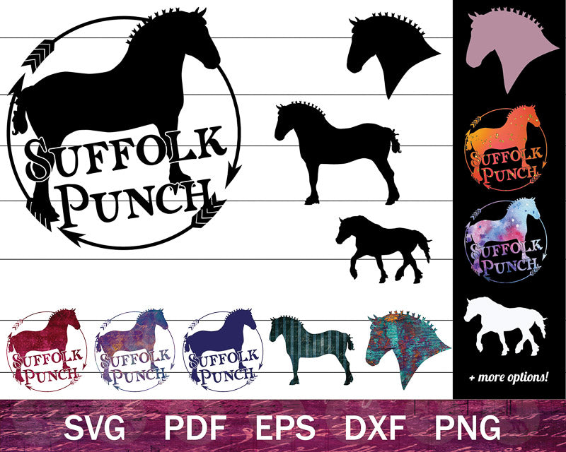Suffolk Punch SVG Bundle