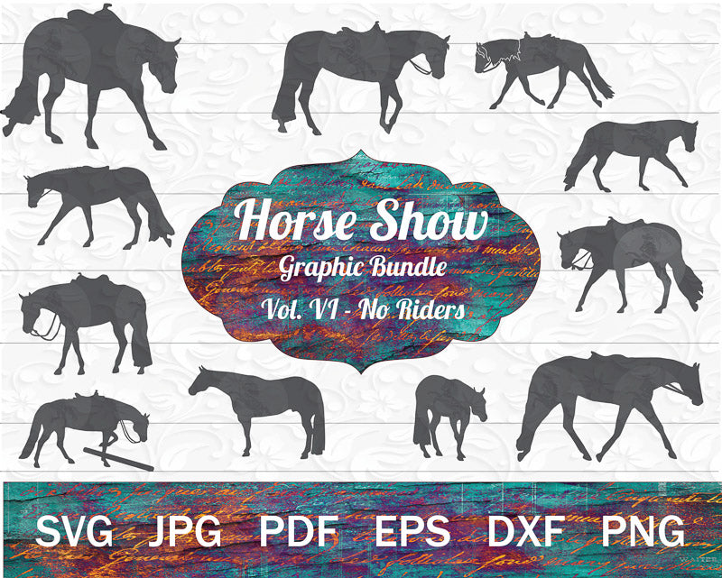 Horse Show SVG Bundle - No Riders