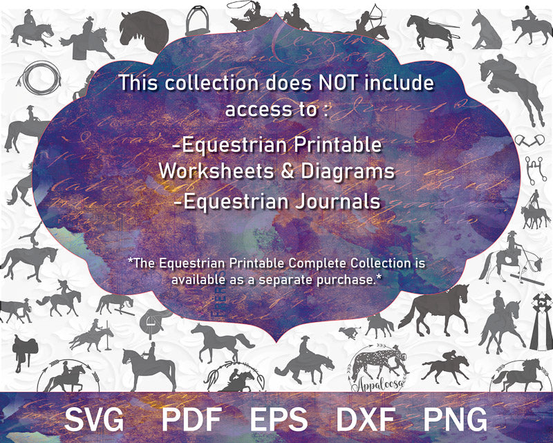 Equestrian Graphic COMPLETE COLLECTION - Access to ALL My Equestrian SVG's and PNG's