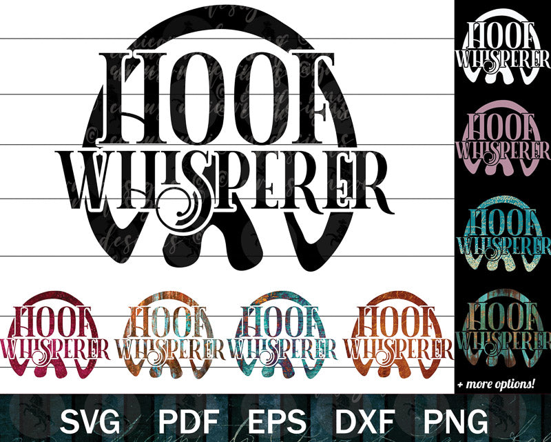 Hoof Whisperer Farrier SVG & PNG Bundle