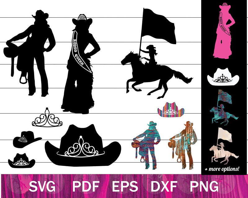 Rodeo Queen SVG Bundle