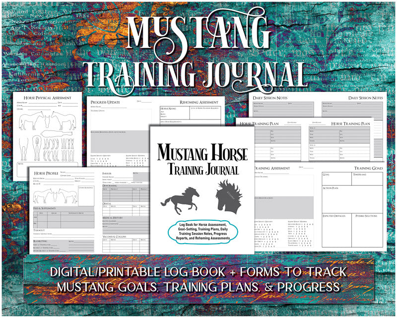 Mustang Training Journal (Printable/Digital)