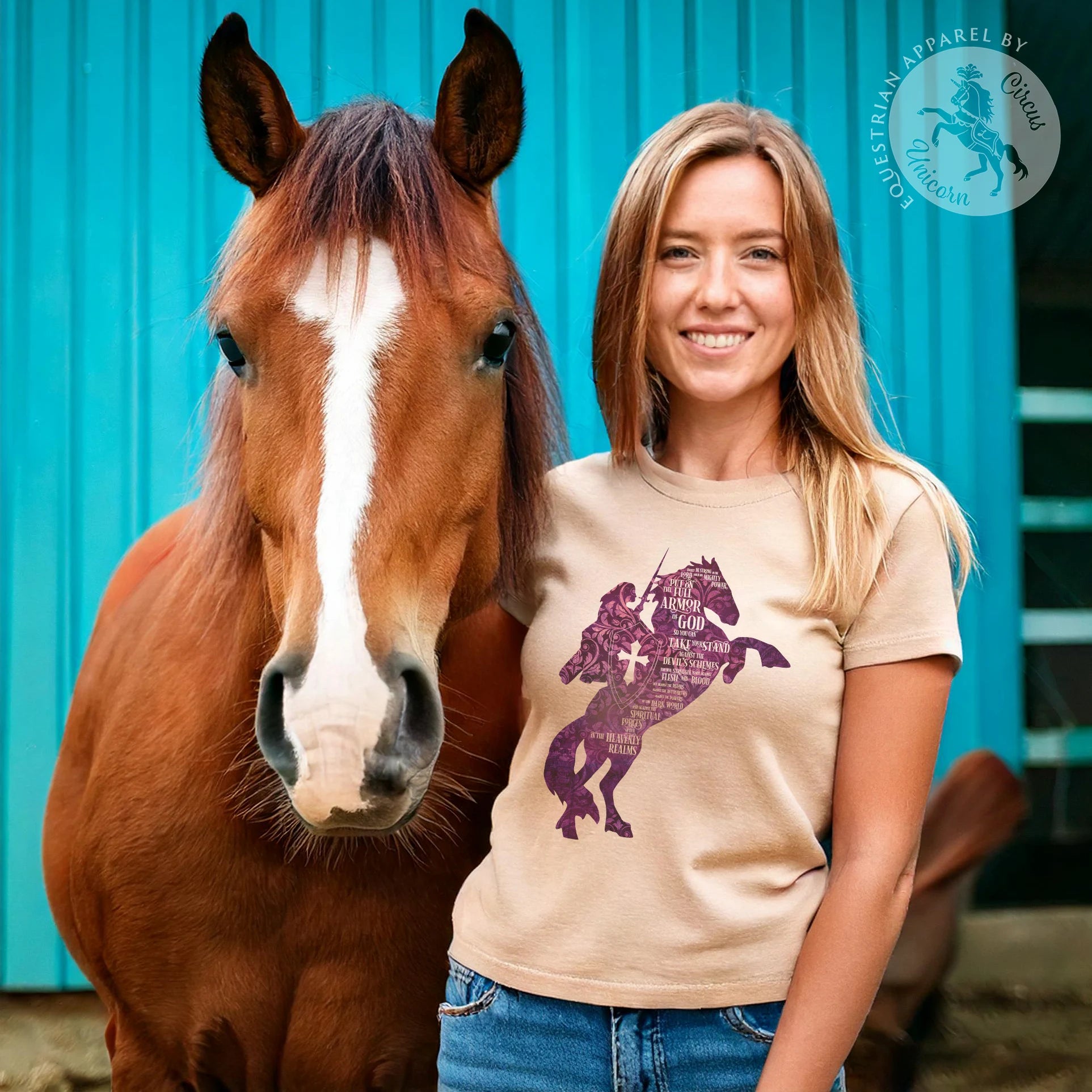 Ephesians 6 Full Armor of God War Horse Shirt