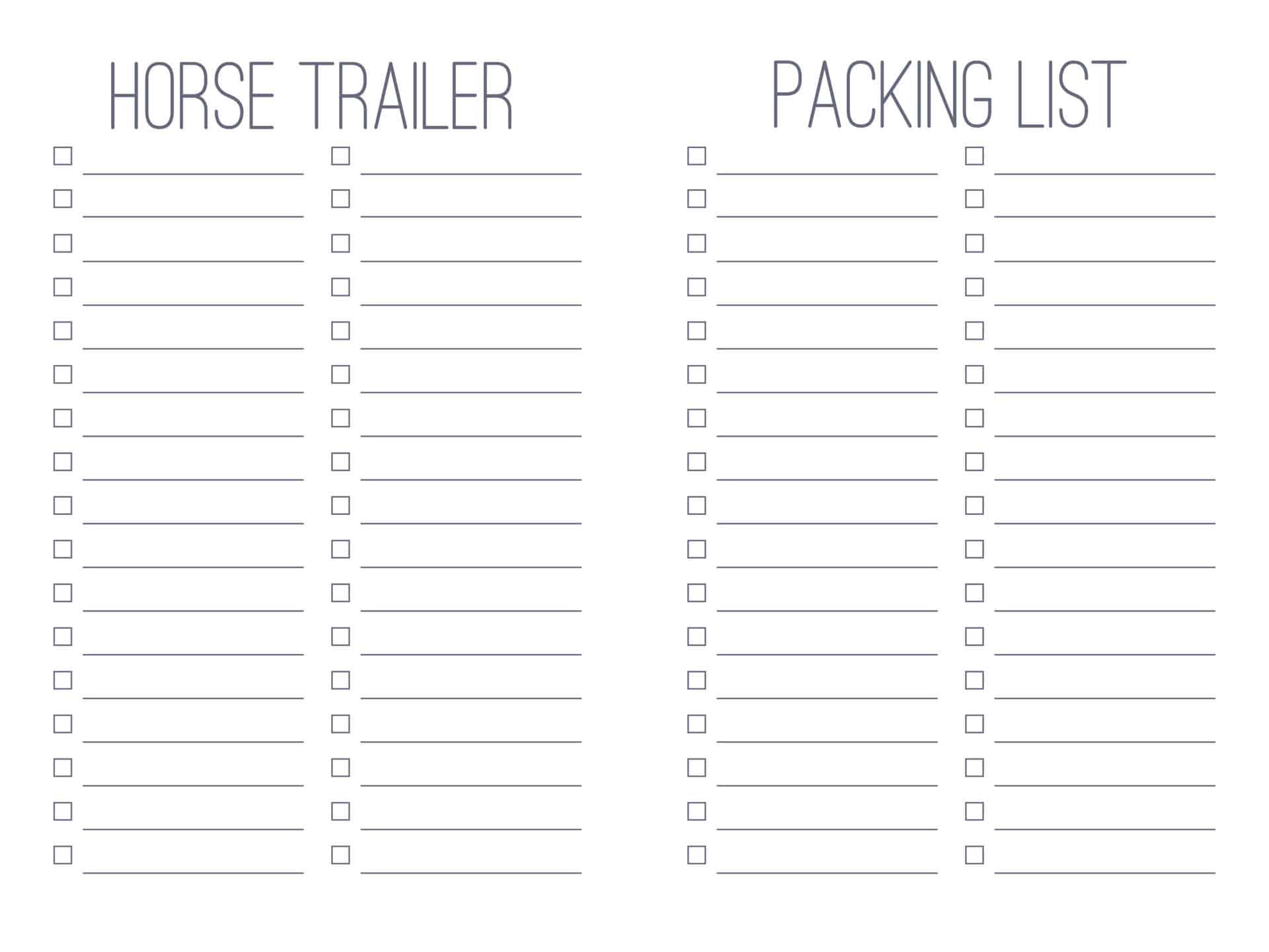 The Horse Trainer's Log Book - PDF