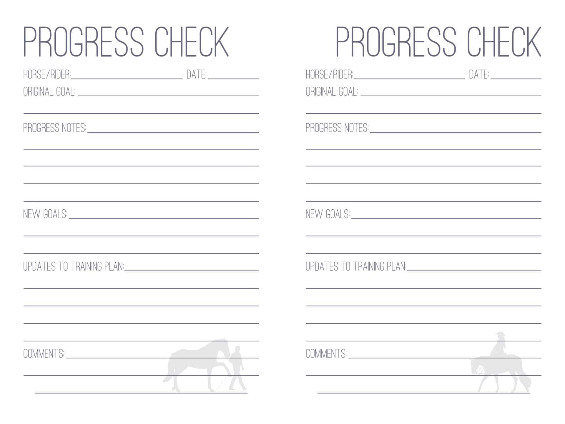 The Horse Trainer's Log Book - PDF