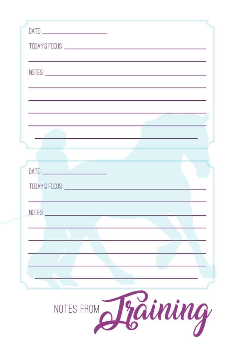The Liberty & Trick Training Journal - PDF