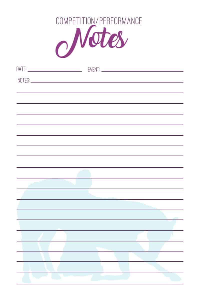 The Liberty & Trick Training Journal - PDF