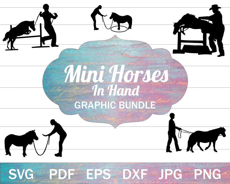 Miniature Horse SVG Bundle Vol. II