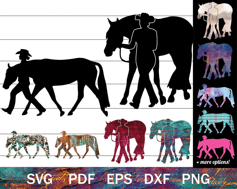 Horse Show SVG Bundle - Showmanship Horse