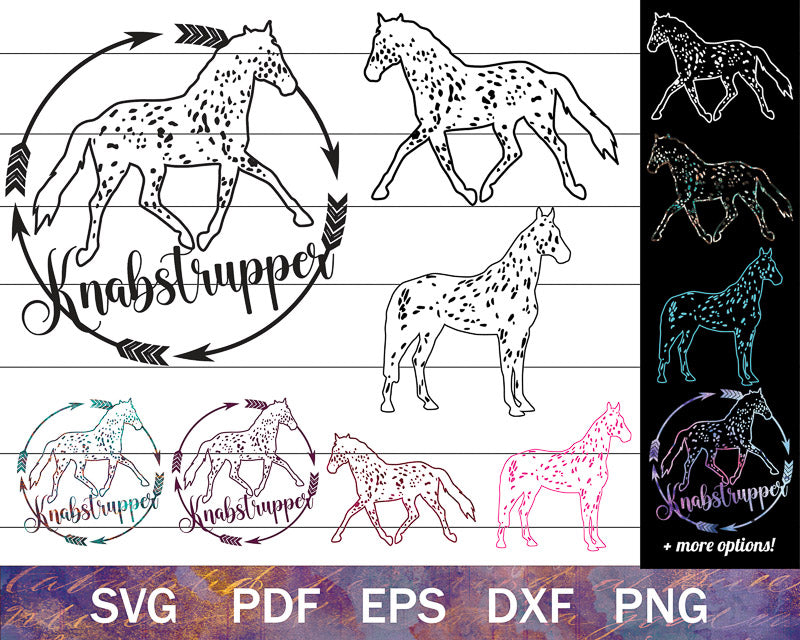 The Knabstrupper Horse SVG Bundle