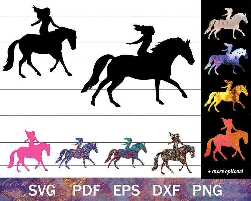 Bridleless Horse SVG Bundle