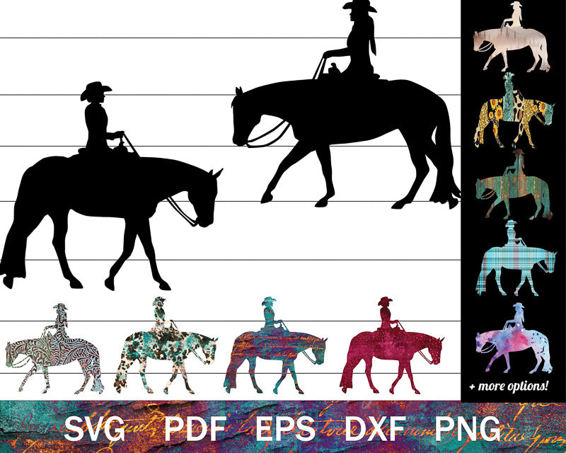 Horse Show SVG Bundle - Western Pleasure & Horsemanship