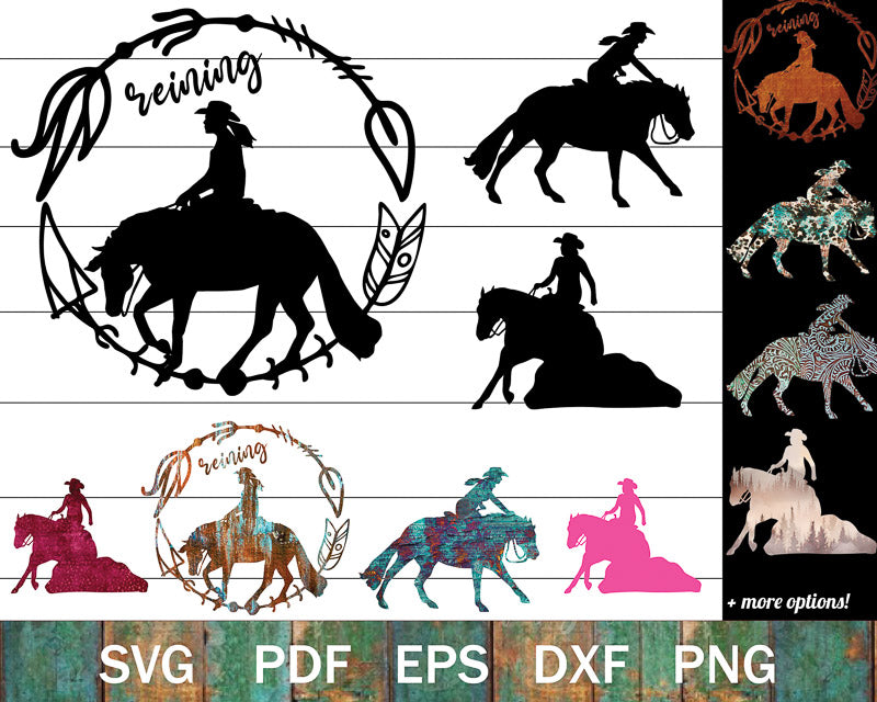 Reining Horse SVG Bundle Vol. II