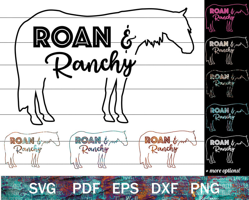 Roan & Ranchy - Ranch Horse SVG Bundle