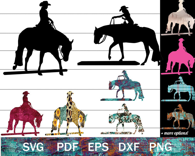 Horse Show SVG Bundle - Trail Horses