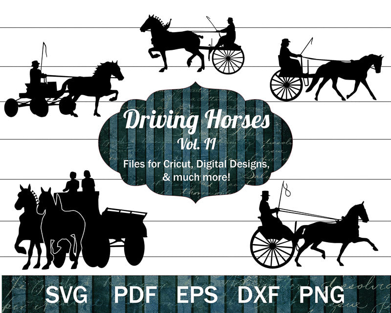 Driving Horse SVG Bundle Vol. II